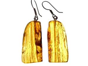 AMBER Crystal Earrings - Statement Earrings, Dangle Earrings, Handmade Jewelry, Healing Crystals and Stones, 50339